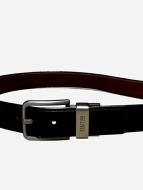 Kenneth Cole Reaction Reversible Leather Belt in Black/Brown
